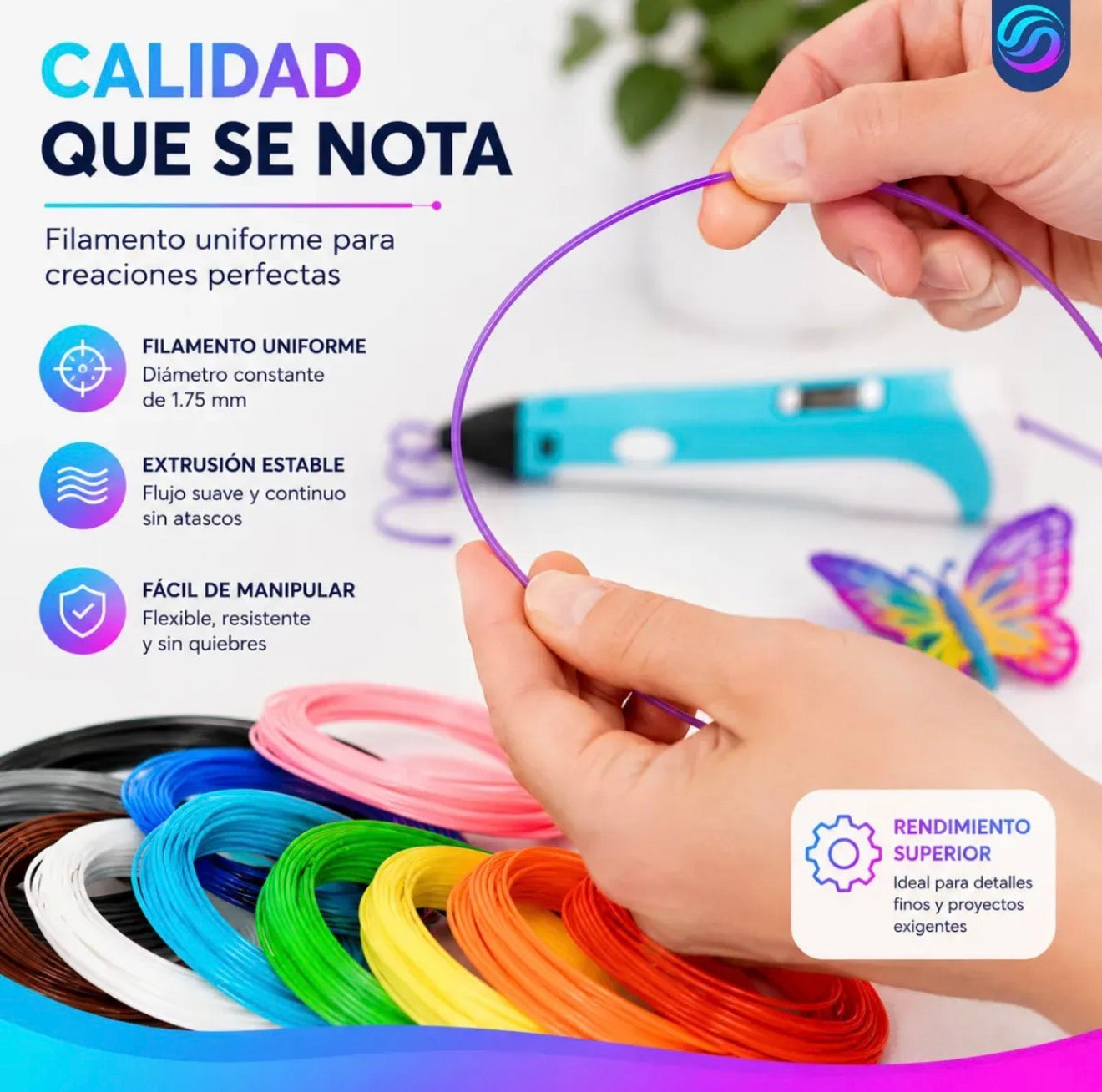 Filamento para Lapicito 3D